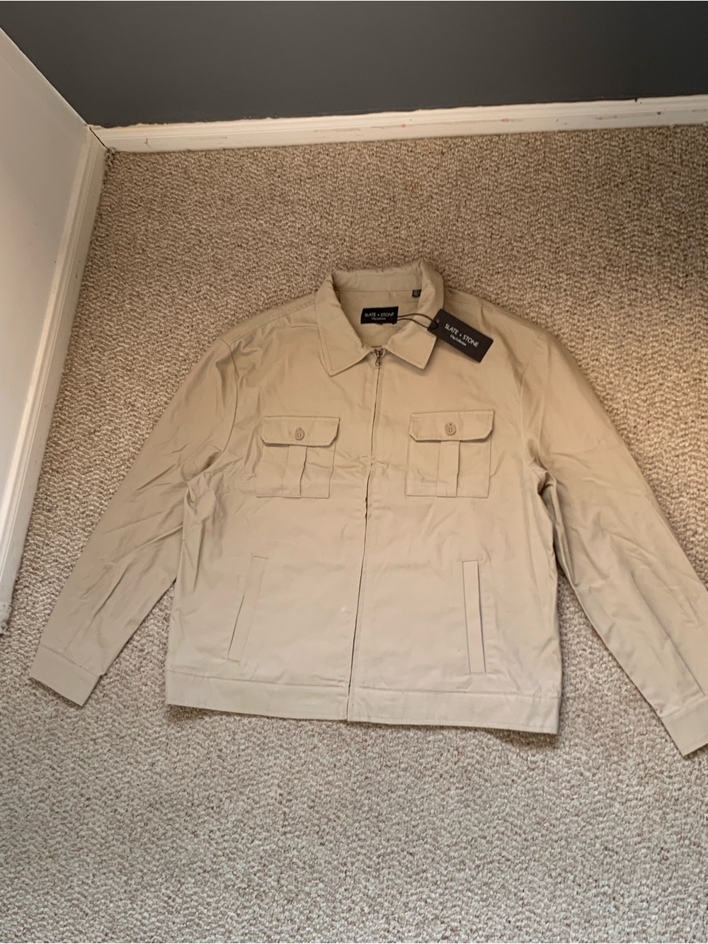 Slate & Stone Men's Khaki Field Jacket
